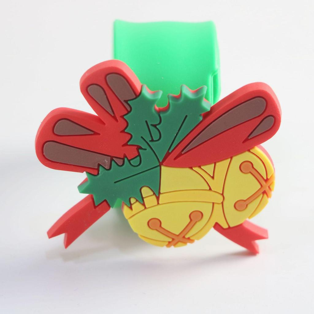 Childlike Christmas Snap Bracelet - Holiday Party Toy & Decoration