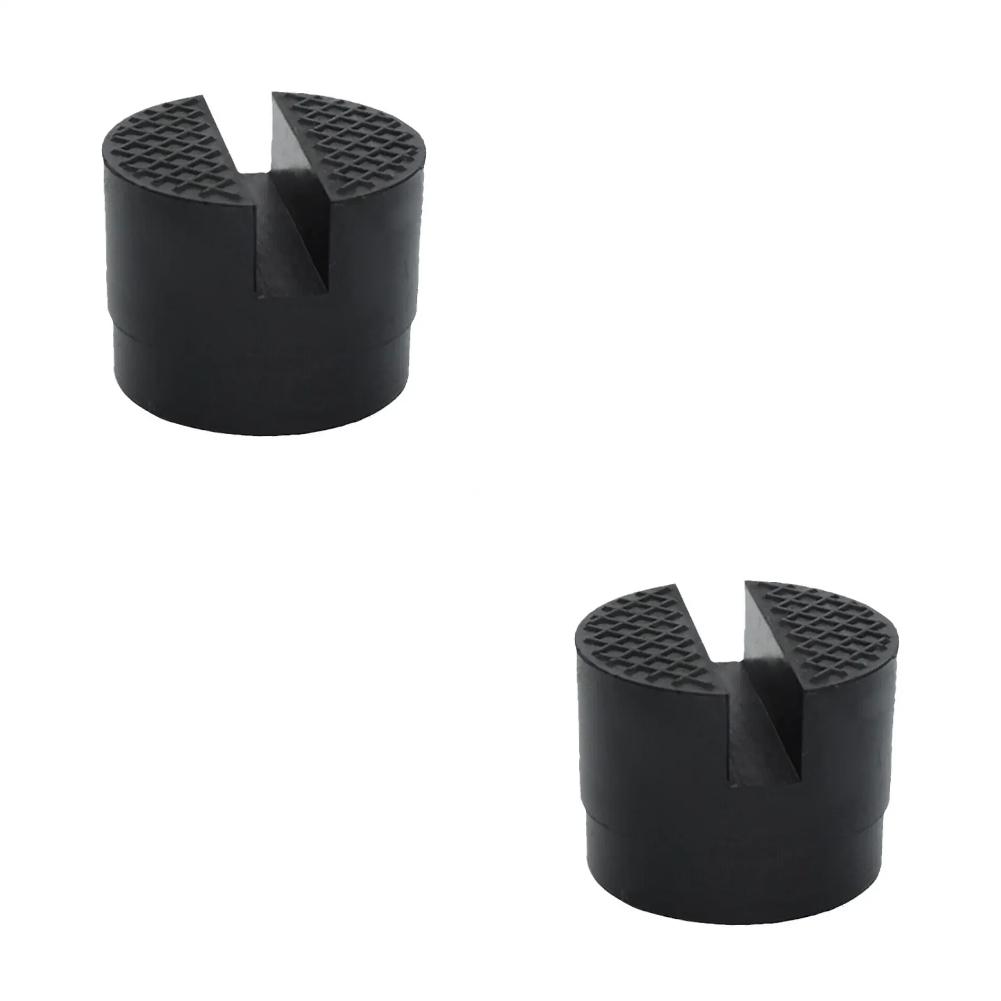 Universal Car Lift Jack Stand Rubber Pads Frame Protector Accesscries Repair Slotted Car Jack Adapter Pads Rubber Floor Car T7B7