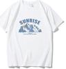 Summer Vintage Print Short-sleeved T-shirt, Suitable for Both Men and Women, with a Loose Fit, Perfect for Outdoor Activities.