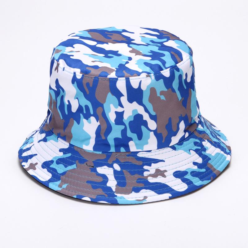 Bucket Hat Men Women Unisex Fisherman Hat Fishing Cap Outdoor Camouflage Sports Group Team Sunshade Sunscreen Sun Hat Summer