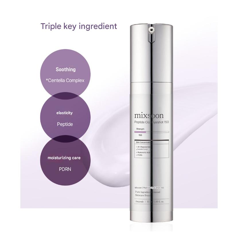 Mixsoon Peptide Cica Hyalshot 150 (50ml) / 350 (30ml) (7 Options)