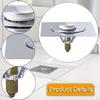 Type Floor Drain Odor Resistant Core Shower Metal Portable Easy To Clean Popup Strainer Foot