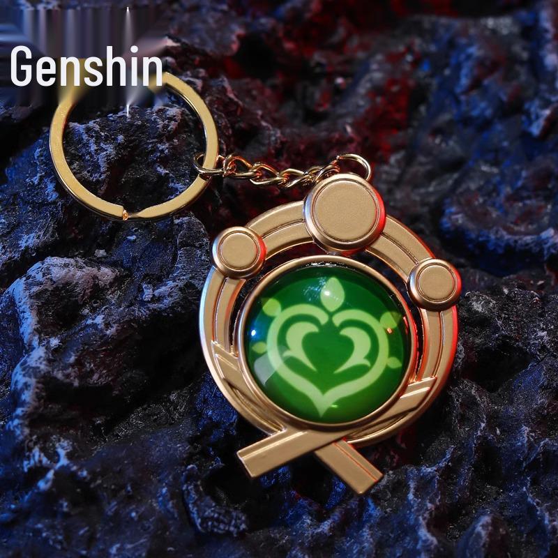 Luminous Genshin Impact Anime Keychain & Backpack Accessories - Creative Gifts for Girls & Best Friends