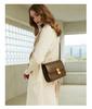 Borsa a Scatola Tofu in Vera Pelle Retrò 2025: Borsa a Tracolla Quadrata di Alta Gamma per Donna - Matrimonio & Moda