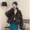 Puff Cotton-padded Jacket Women's Winter Stand-up Collar Short Small Bread Jacket Down Cotton-padded Jacket