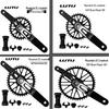 LUTU GXP Mountain Bike Crankset: Hollow Integrated 11/10/12-Speed AM/XC Single Chainring.