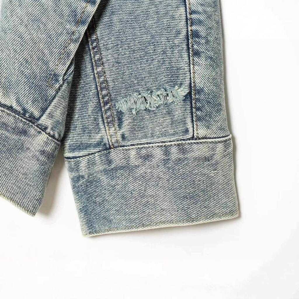 Retro European & American Style Women’s Loose Denim Jacket