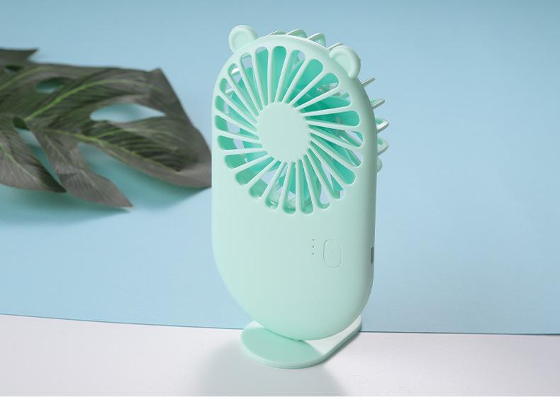 Mini USB Rechargeable Pocket Fan: Portable Handheld Gift, Customizable with Company Logo Small Fan