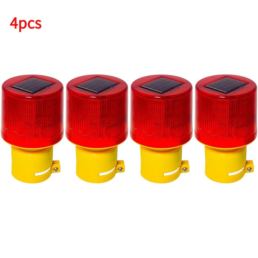 Solar LED Emergency Light Solar Traffic Tower Crane Warning Light LED Bulb Lamp For Construction Site Harbor Road Marine Lamp