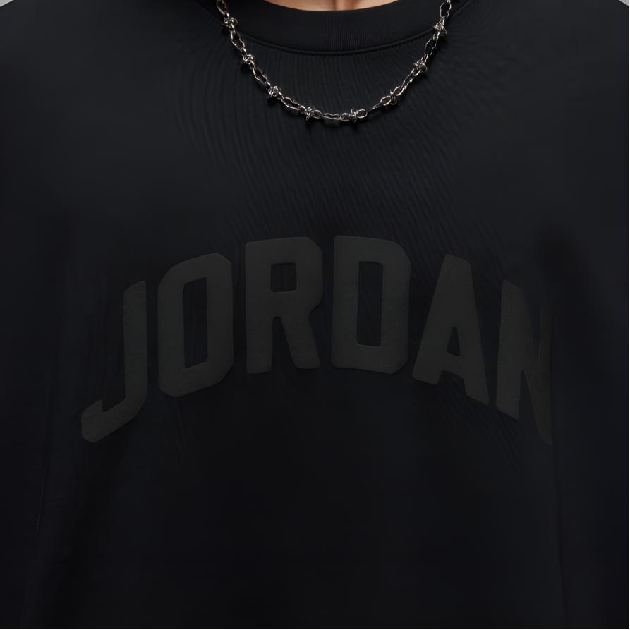 Jordan Flight Essentials Logo Locker Baumwoll Kurzarm T-Shirt Herren Tops HQ8936010