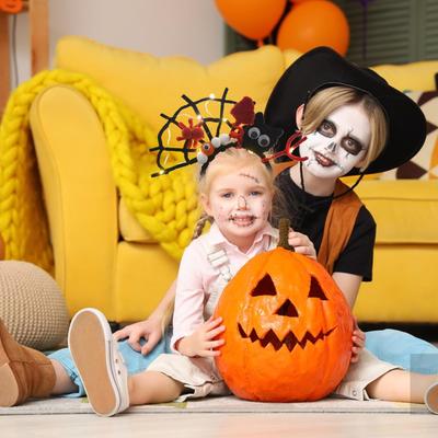 Halloween Headpiece Hair Decor With Light For Kids Festive Hairband Decor For Women Girls Kids Home Party Cosplay School Outdoor