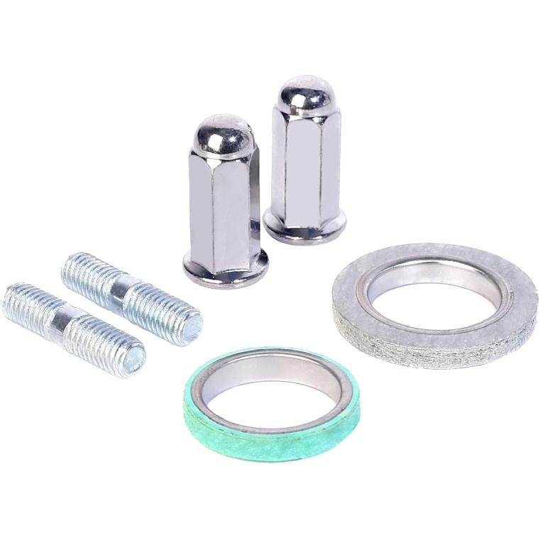 Minho 6PCS Exhaust Bolt 8MM Gasket Kit for Gy6 50cc 125cc 150cc Scooters ATVs Moped Go Karts Taotao Sunl Coolster Jonway Roketa