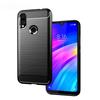 Чохол із вуглецевого волокна для Xiaomi Redmi 5 Plus 5A 6 6A 7 7A 8 8A Redmi Note 4X 5 6 Pro S2 М’яка силіконова протиударна задня кришка телефону