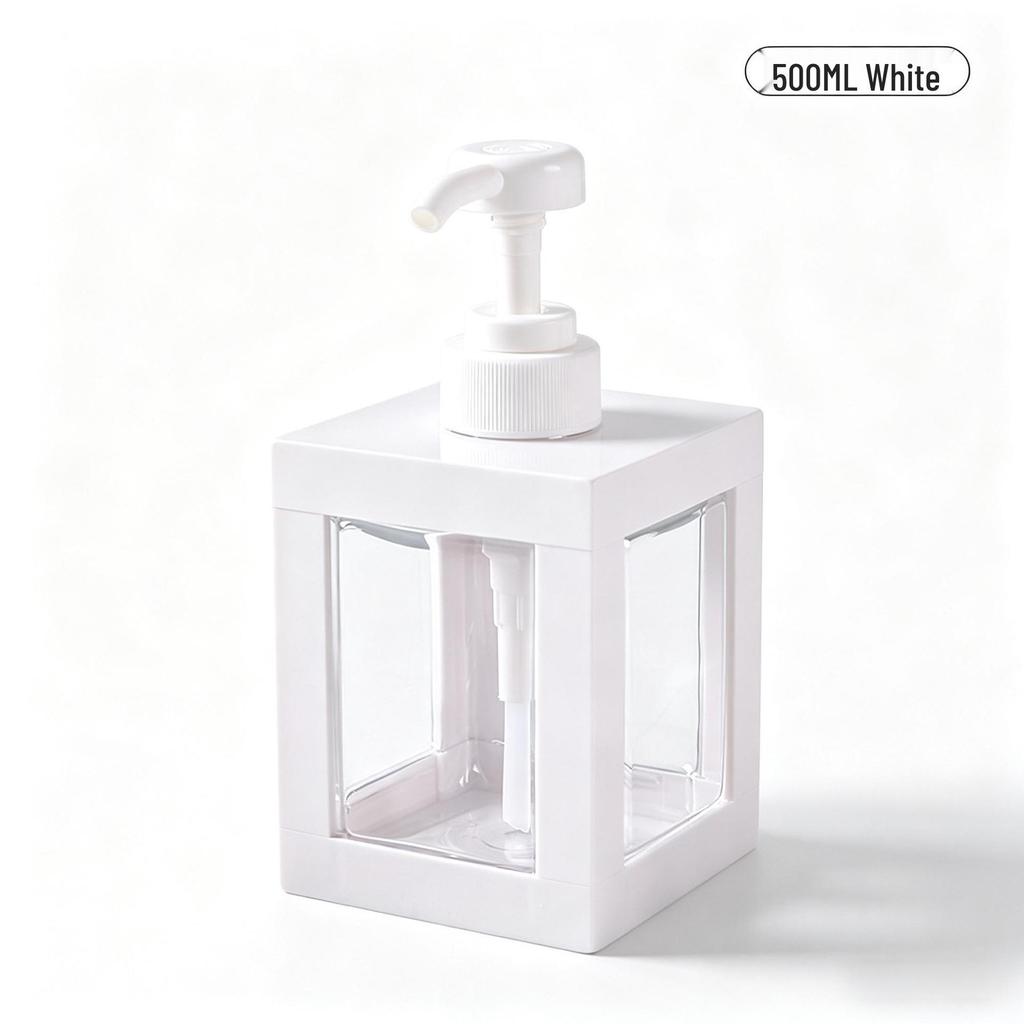 Flacone Portatile Ricaricabile con Tappo a Pressione per Skincare, Disinfettante o Bagnoschiuma