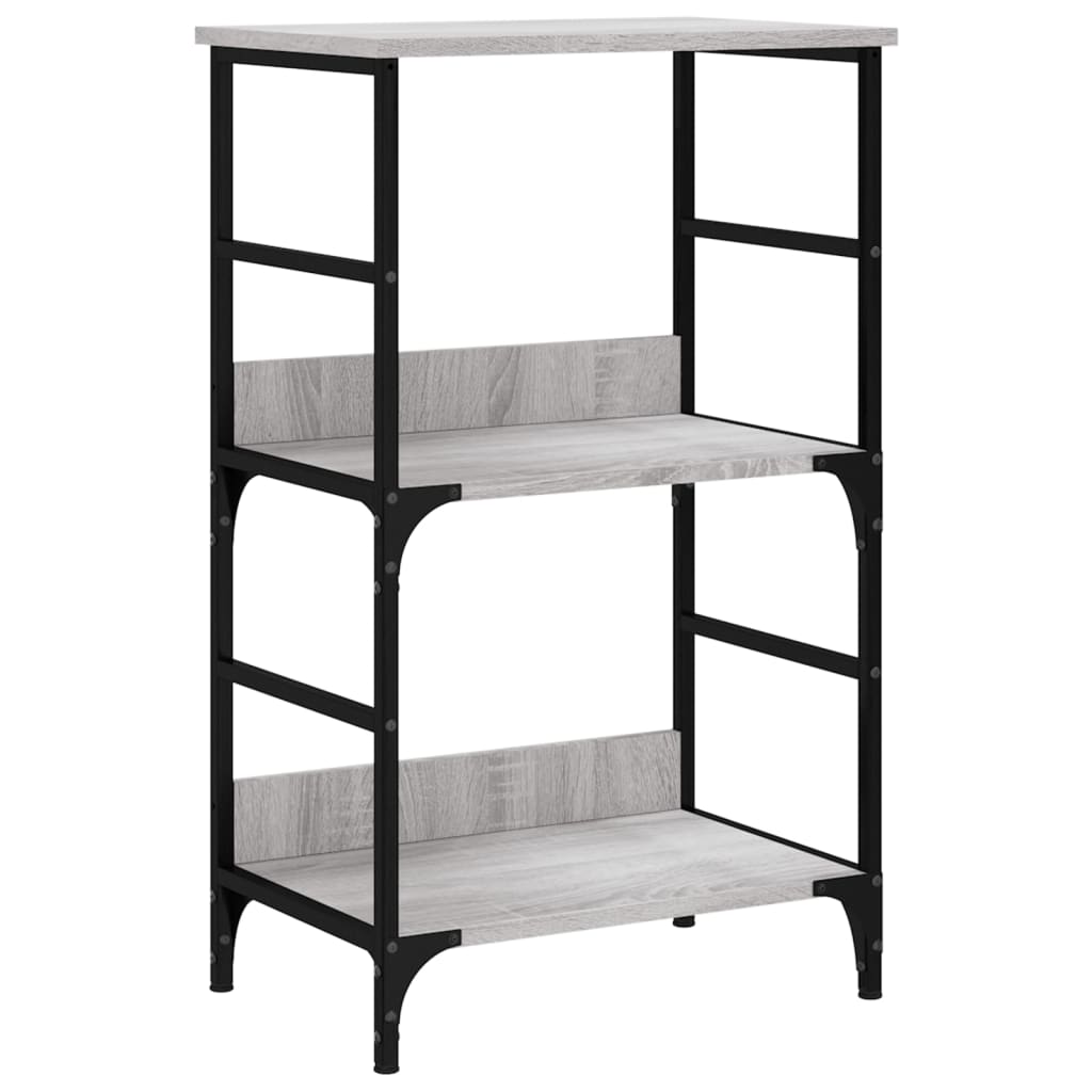 Bookshelf Gray Sonoma 50 x 33 x 82 cm Engineered Wood