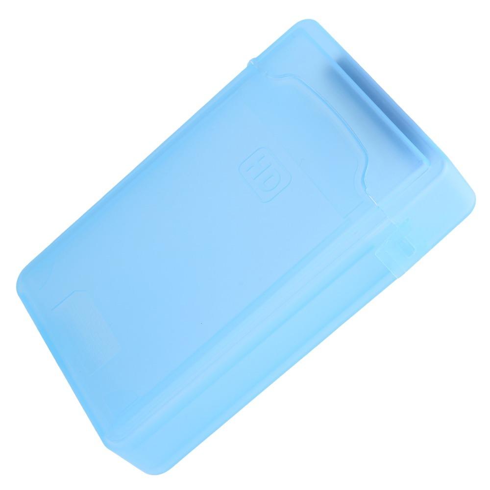 ABS Transparent Hard Disk Protection Box 3.5in External Hard Drive Cover External Hard Drive синий