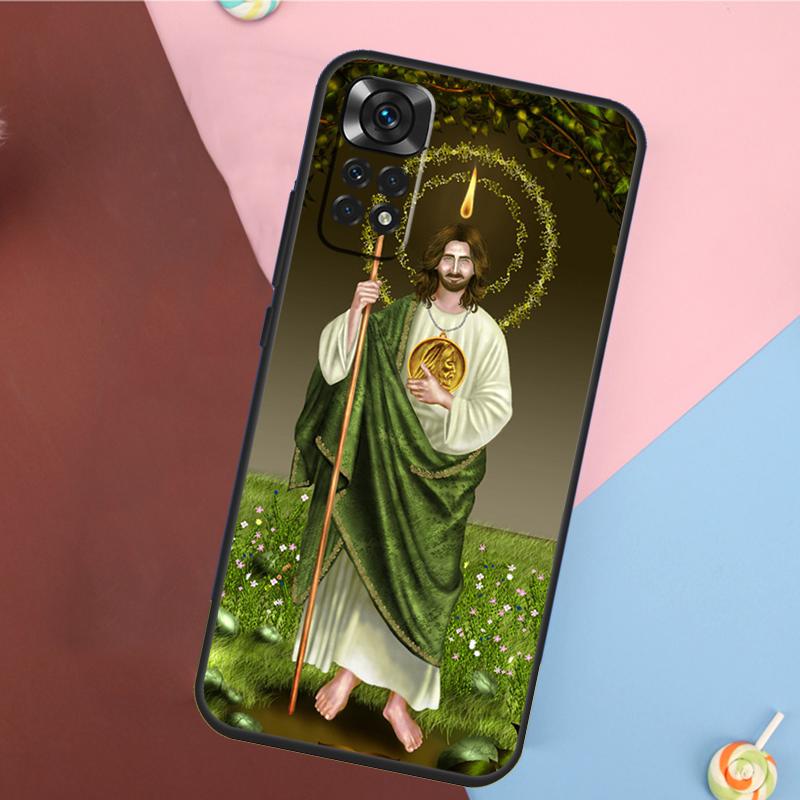 San Judas Cover For Xiaomi Redmi Note 13 Pro 14 12 11 9 10 9S 10S 11S 12S Redmi 10C 12C 13C 14C Case