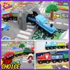 Magnetic Wood Train Toys Wooden Train Accessories Anime James Locomotive Model Car Toy Compatible With All Brands Tracks