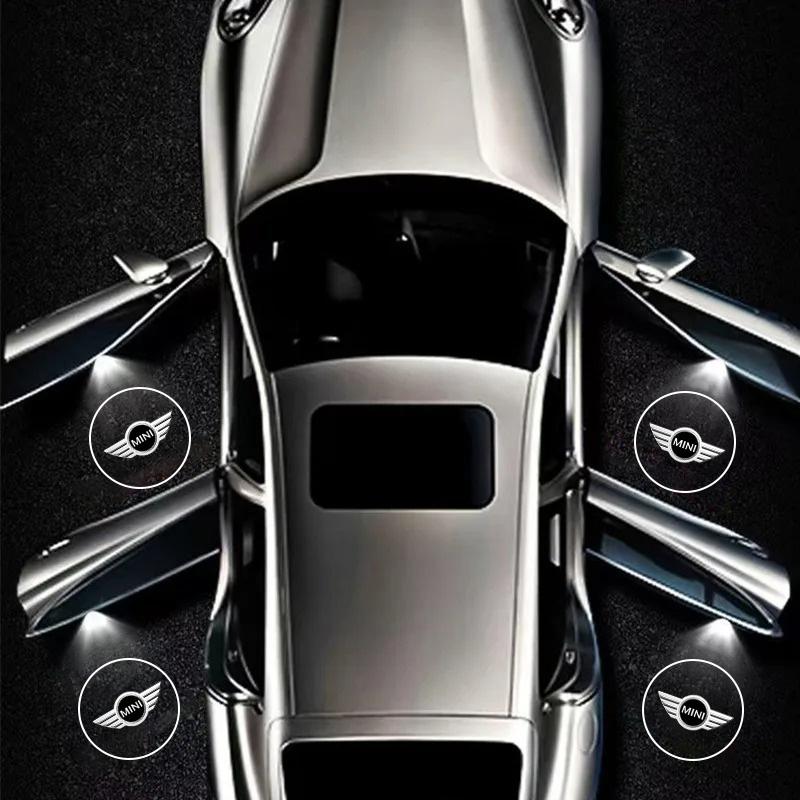 For mini DF012Pcs Led HD Car Door Logo Welcome Light Projector Lamps For BMW Mini Cooper R50 R53 R55 R56 R60 R61 F54 F55 F56 F60 Clubman
