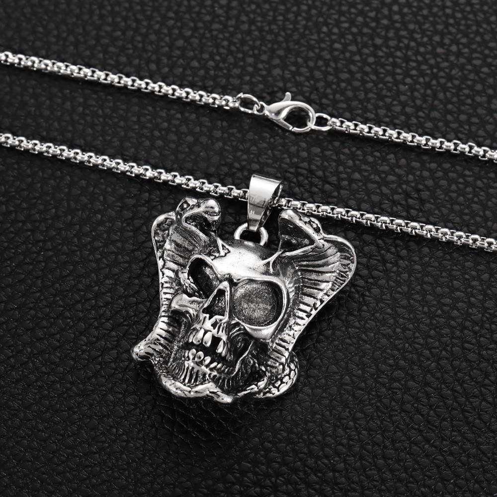 Men's Jewelry Punk Skull Pendant Street Hip Hop Necklace