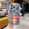 Phone Case: 2D Flat Design Suitable for iPhone 18 17 16 15 14 13 Pro Cases, Couple Style, Little Girl with a Bun, Christmas and Halloween Gifts