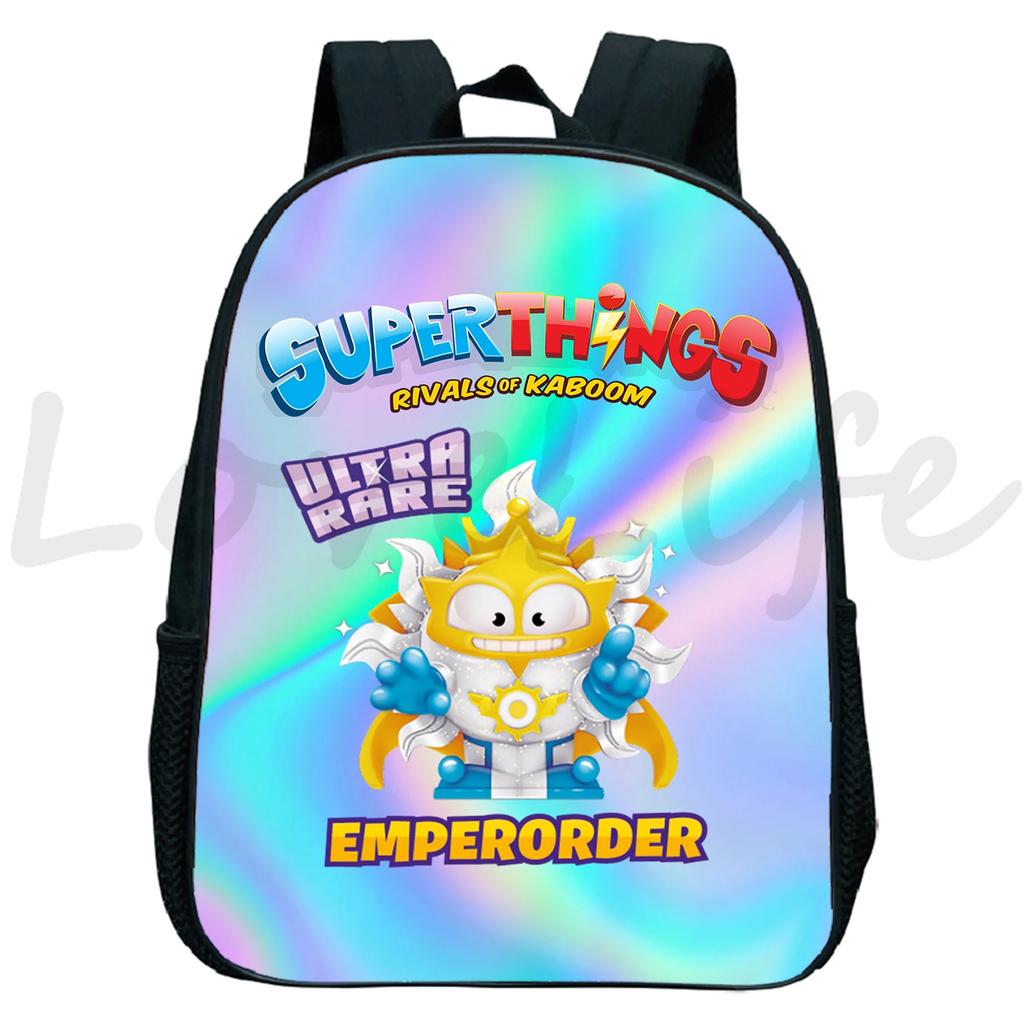 Superthings Neon Power Backpack for Kids Game Superzings Kindergarten Backpack Children Book Bag Boys Girls School Bags