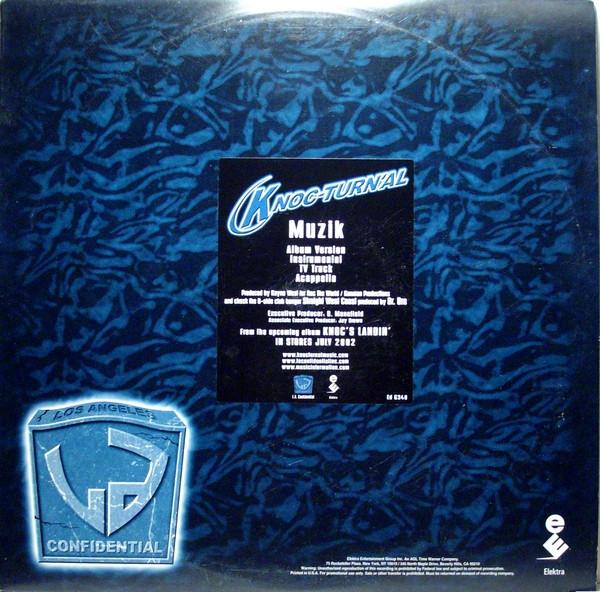 

12inch Record KNOCTURNAL Muzik ED6340 ELEKTRA 2002 US Rap HipHopRB Used