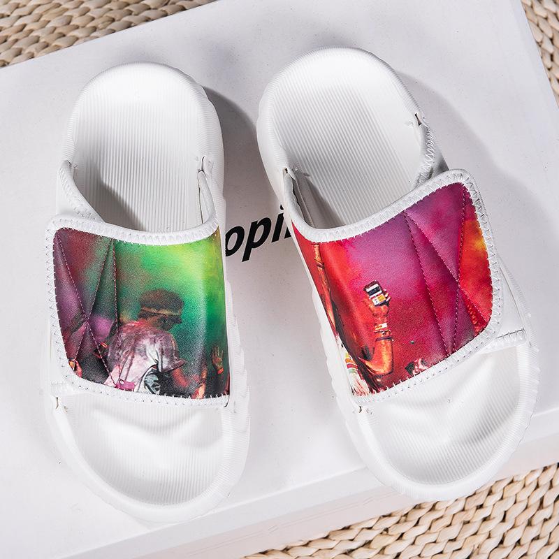 Slippers Men's Trendy Brand Outer Wear Non-slip Deodorant Soft Sole Outdoor Sports Youth Beach Sandals