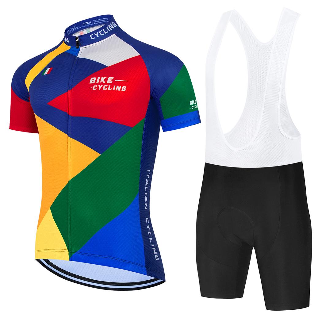 Men's Cycling Outfit Bicycle Shorts Road Bike Sports Set Mountain Cycle Jersey Breathable Summer Clothing Pro Uniform