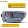 OCPTY Door Handles Interior Driver Left Side Replacement fit 1997-2001 for Camry Inside Door Handles Texture Gray