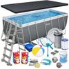 Piscină de grădină cu cadru 412X201X122 Cm 17În1 Bestway 56456N