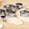 Mousse Ring Mold Set 304 Stainless Steel Diameter 3-12cm Cookie Cutter Round Waffle Makers Kitchen Baking Accessories And Tools