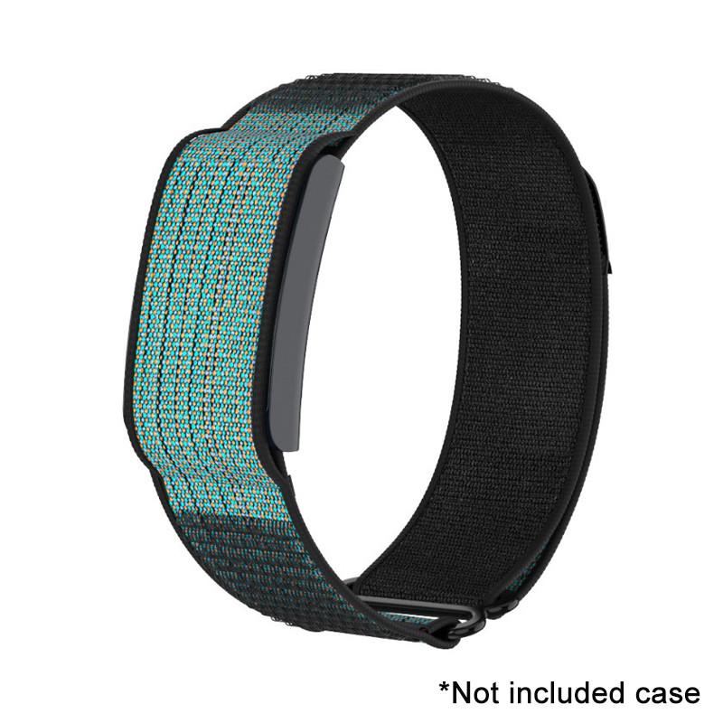 Nylon Sportband Schlaufendesign 22mm Fitness-Tracker-Armband Verstellbares Atmungsaktives Ersatz-Armband für Amazfit Helio Armband