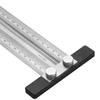High Precision T Type Woodworking Scribing Ruler Stainless Steel Hole Line Gauge Portable for Outdoor Woodworking Jobs