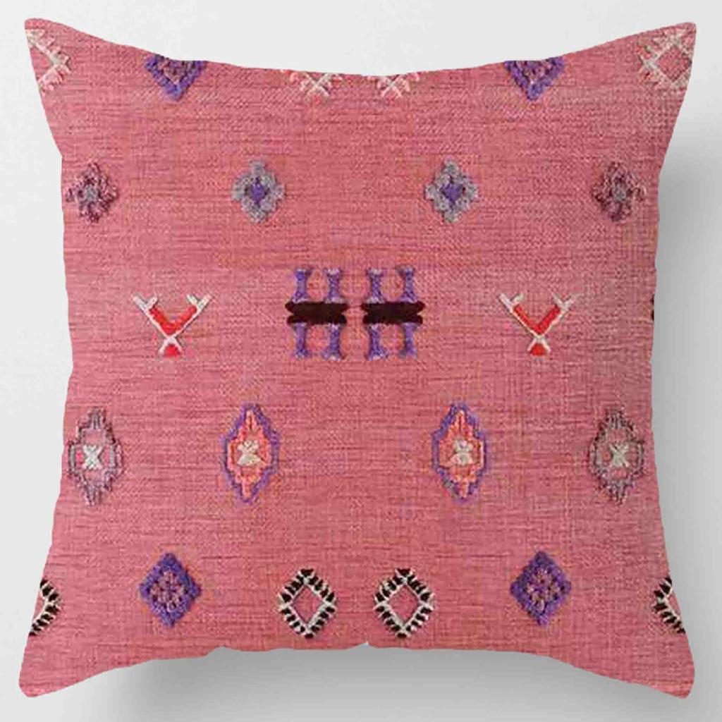 Bohemian Pillowcase Home Decor Polyester Comfortable Seat Cushion Geometric Cushion Family 45* 45cm Pillowcase