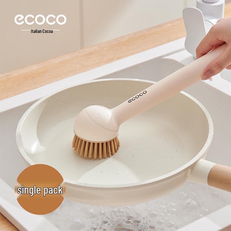 Non-stick, Multi-functional Pot Scrubbing Brush – Long Handle Kitchen Cleaner