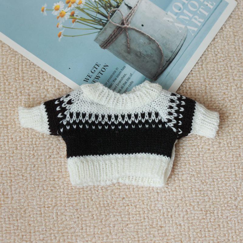 20cm Cotton Doll Accessories: Plush Dog Sweater, Scarf, Hat Set