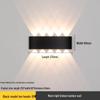 Ultra-Thin LED Waterproof Wall Light: Balcony, Hallway, Staircase, Corridor Spotlight with Colorful Single-Head Design for Bedside or KTV.