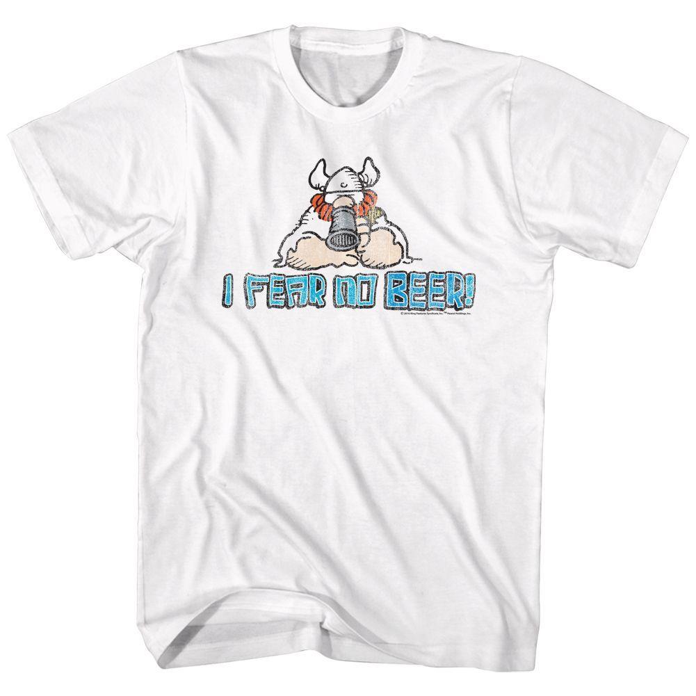 Hagar The Horrible I Fear No Beer Short Sleeve Adult T-shirt XXXXL
