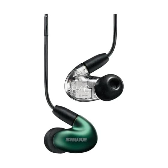 [VGP2025 Gold Award] SHURE Earphones Wired SE846G2JD Jade Green 2nd Generation High Sound Isolation High Resolution Compatible Gaming Gaming Canal