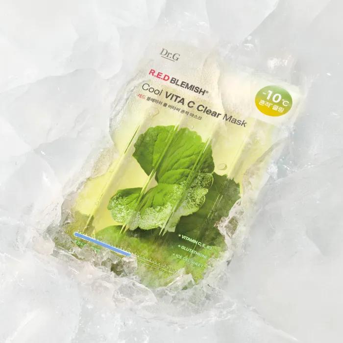 Red Blemish Cool Vita C Trace Mask 30g 10 Sheets + 10 Sheets