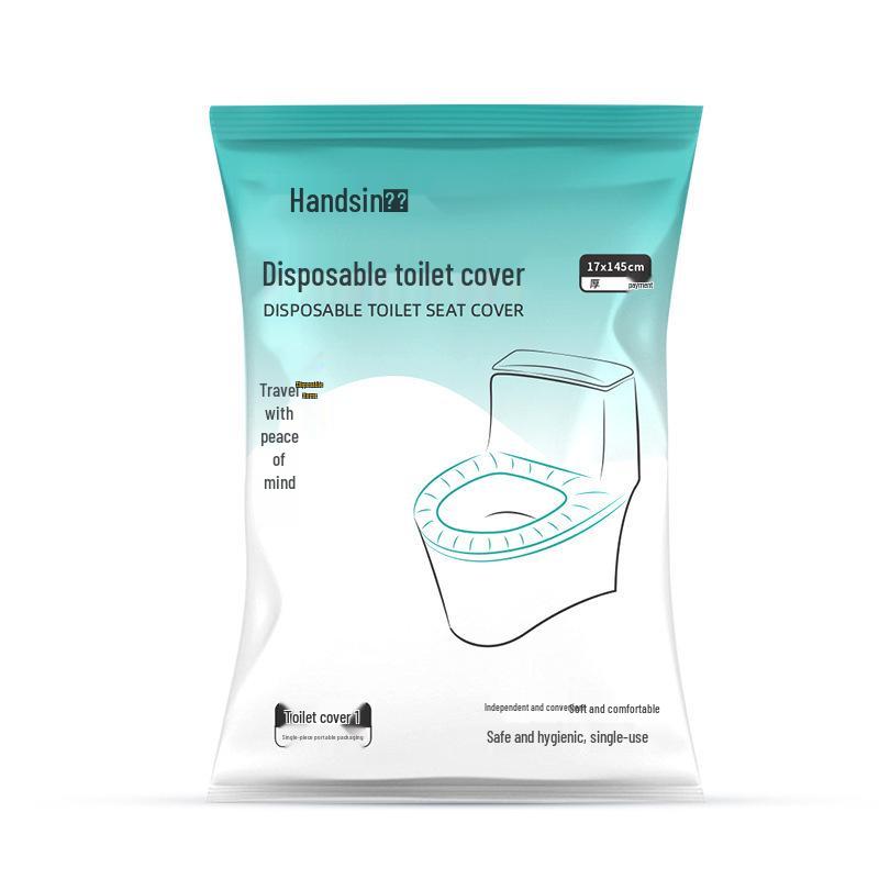 Hansi Travel Essentials: Disposable Toilet Seat Covers, Towels, and Face Wash Towels