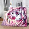1pc Rainbow Unicorn Sky blanket Soft and Warm for Sofa Office Camping Travel Livingroom Great Gift for Friends and Family Comfortable