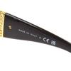 Excellent CHANEL COCO Mark Square Shape Eyewear Sunglasses Current Model Black 5532-A Used