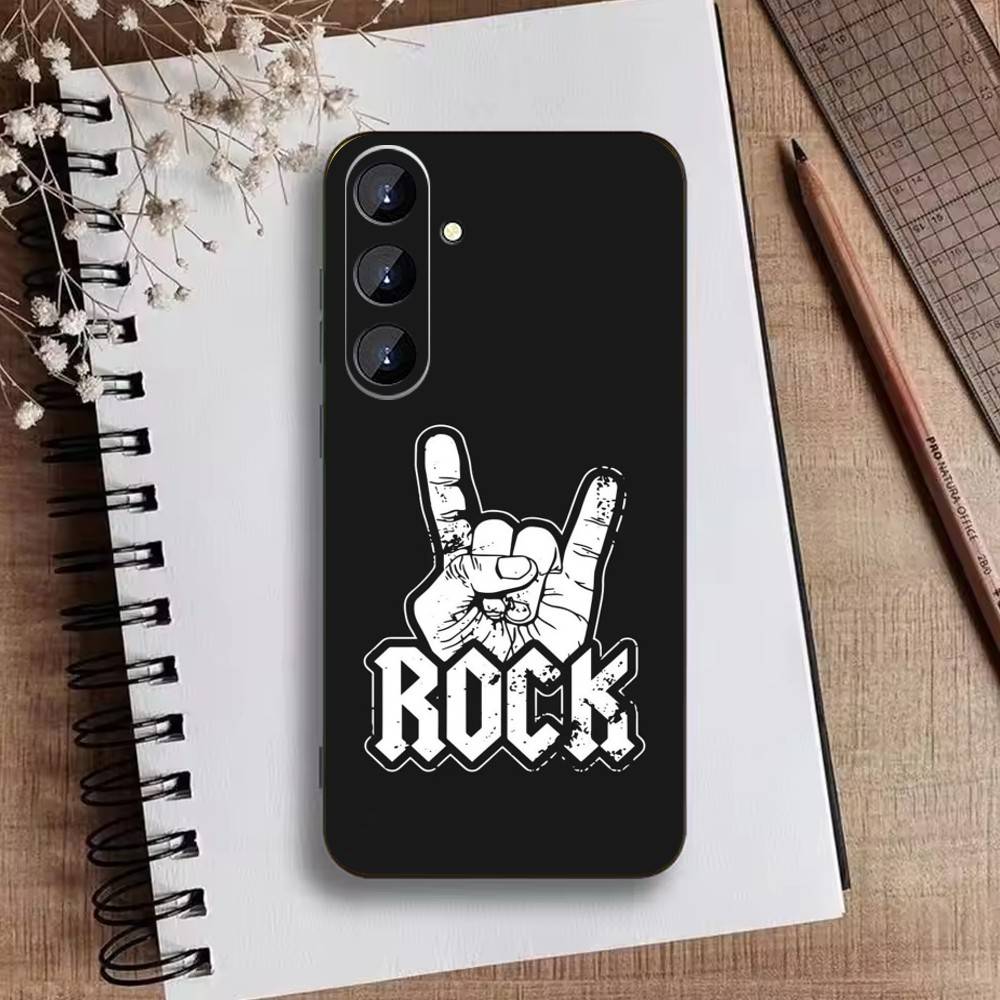 

ROCKSTAR Phone Case For Samsung Galaxy A73,A72,A71,A70,A52,A51 Others Soft Black Cover Samsung a22 4g