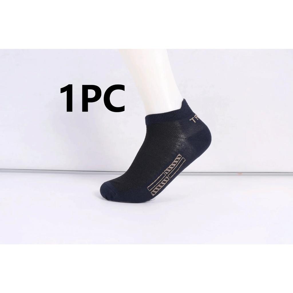 Men Summer Cotton Socks Sweat-Absorbent Odor-Resistant Short Tube Boat Pull-Up Mesh Short Socks Breathable Sports Cotton