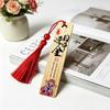 Traditional Nan Bamboo Bookmark with Ice Silk Tassel – A Cultural Blessing Gift for Graduates