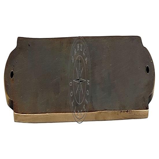 Marine Sign "DOGS PLEASE CLOSE THE GATE" Antique Plaque 20.32cm For Main Gate