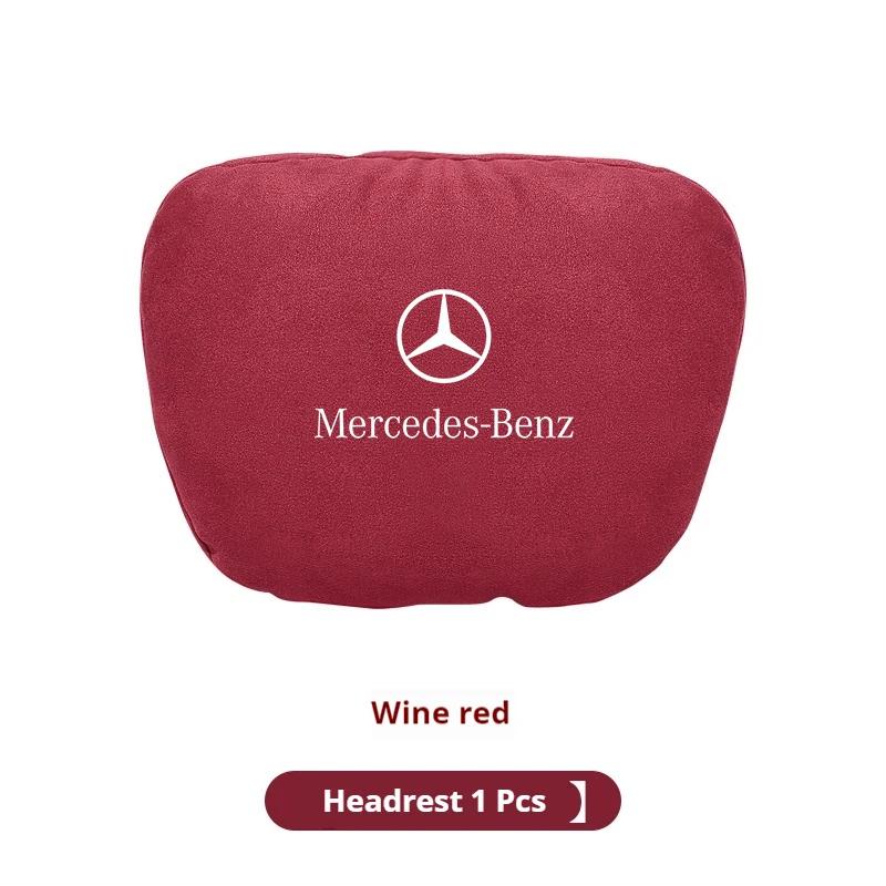 Mercedes Benz A B C E S R Class GLB GLC GLE AMG CLA CLS SLC GLS SLS ML Car Headrest Neck Support Lumbar Rest Cushion Neck Pillow