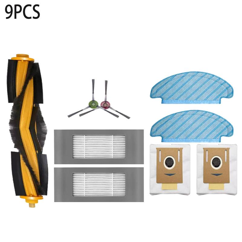 For ECOVACS Deebot T8 AIVI T9 AIVI N8 Pro AIVI N9 N10 N10 Plus Accessories Main Brush, Side Brush, Filter, Dust bag,Hepa Filter